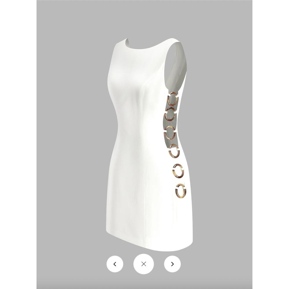 NWT Commense O-Ring Cutout Sleeveless Dress Sz XS - Picture 7 of 10